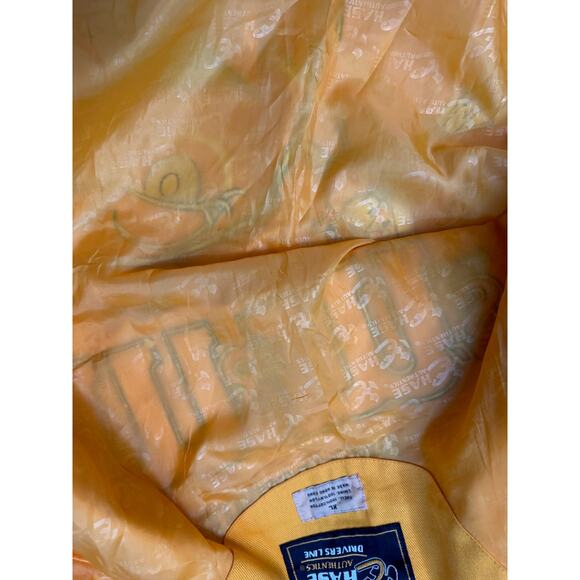Vintage Chase Authentics M&Ms NASCAR Jacket XL Yellow Embroidered Sponsor Racing - Picture 12 of 14
